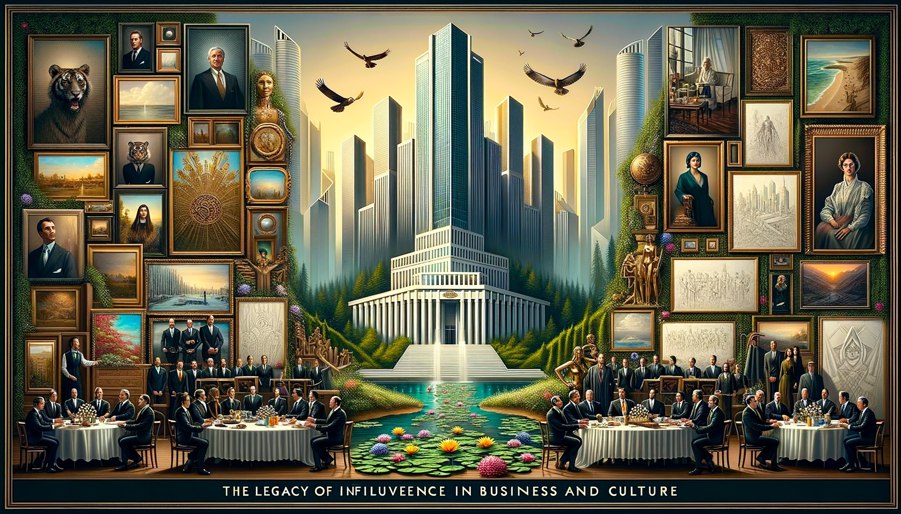 Illustration for section: The modern-day Rothschild family maintains a remarkable presence across various industries. Notable - rothschild family wealth