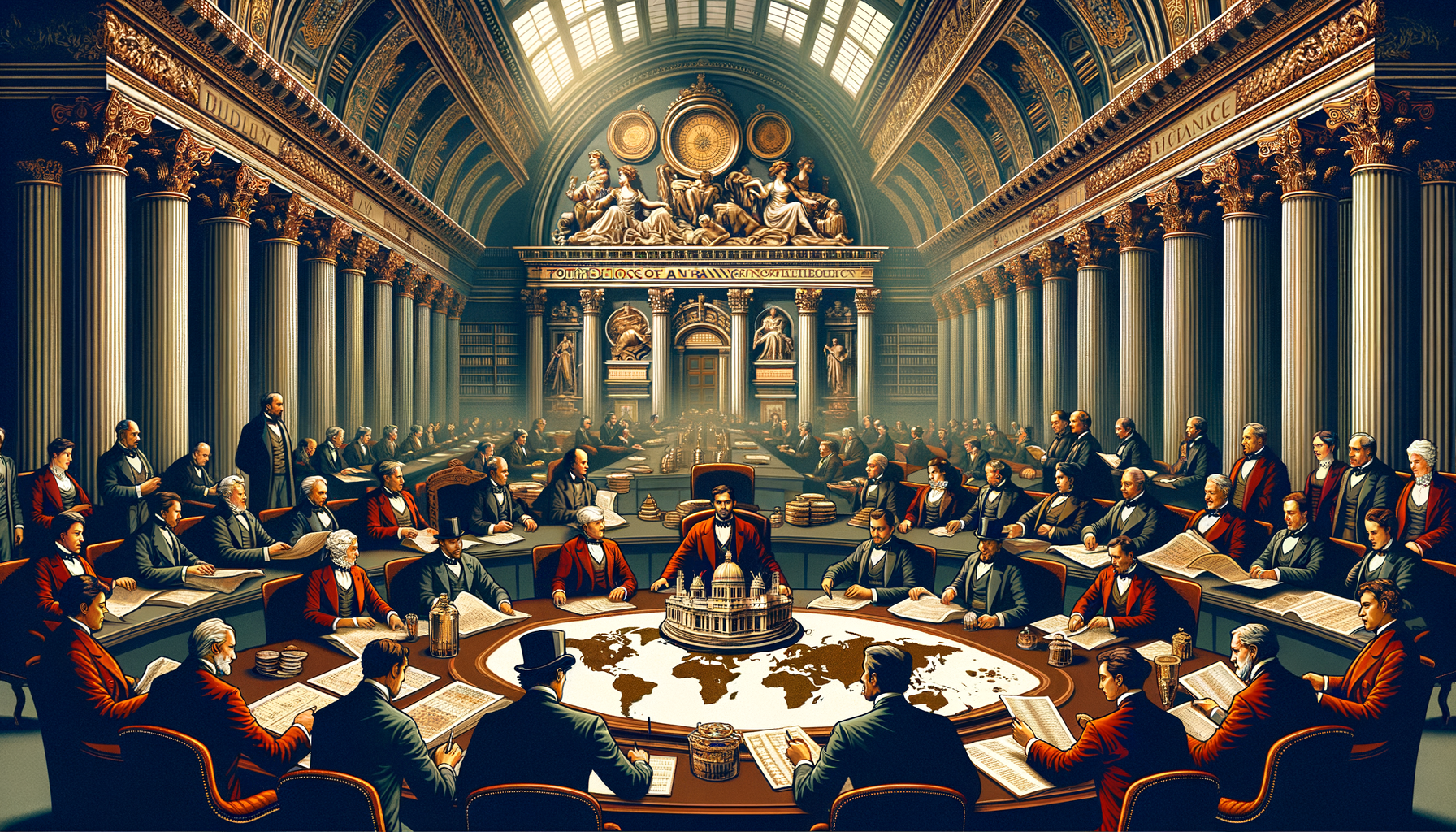 Illustration for section: Foundations of the Rothschild Banking Empire The Rothschild banking empire, established by Mayer Ams - rothschild legacy insights